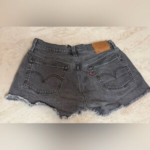 Levi's Women's Black Denim Jean Shorts
